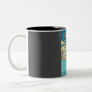 Tasse 2 Couleurs Funky 5 étoiles Liverpool River Skyline UK Travel 