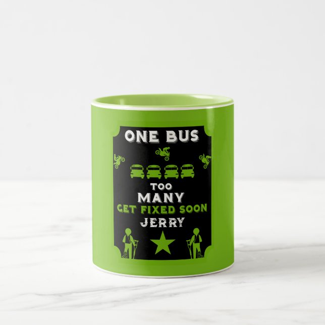 Tasse 2 Couleurs Funky Broken Leg Se Bien (Centre)
