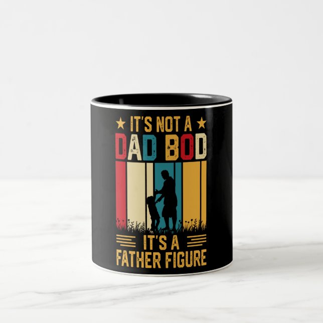Tasse 2 Couleurs Funky Papa Bod/Père Figure (Centre)