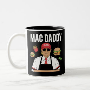 Tasse 2 Couleurs Funky Trump Fries Fries Fries Mac Daddy