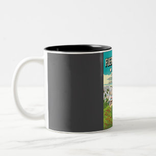 Tasse 2 Couleurs Funny 5 étoiles Fuerteventura minimal affiche de v