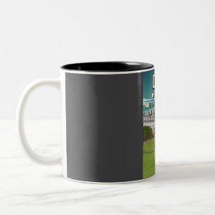 Tasse 2 Couleurs Funny 5 Star Dublin Irlande affiche de voyage