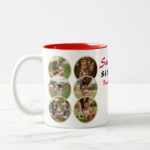 Tasse 2 Couleurs Funny 6 Pack Maman Bod Six Photos ♥ Best Mom Ever