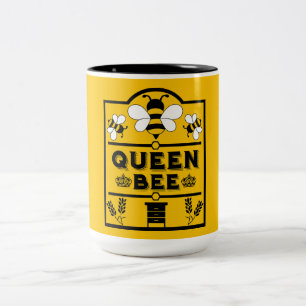 Tasse 2 Couleurs Funny Apiary Honey Queen Bee