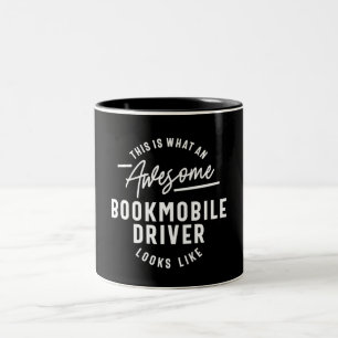 Tasse 2 Couleurs Funny Awesome Bookmobile Driver Job Occupation