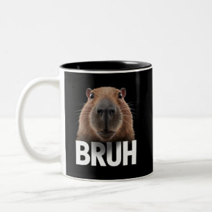 Tasse 2 Couleurs Funny Capybara Bruh