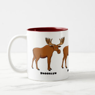 Tasse 2 Couleurs Funny moose