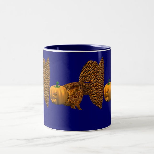 Tasse 2 Couleurs Funny Orange Guppy (Centre)