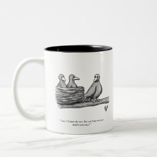 Tasse 2 Couleurs Funny Percentre Vide Nester Humour parent