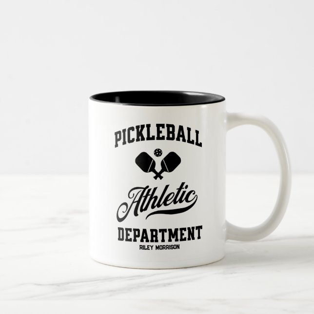 Tasse 2 Couleurs Funny Retro Pickleball Athleball Département d'Ath (Droit)