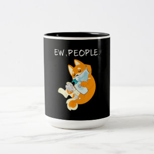 Tasse 2 Couleurs Funny Shiba Inu   Ew People Chien Cadeau
