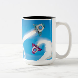 Tasse 2 Couleurs Fusées !