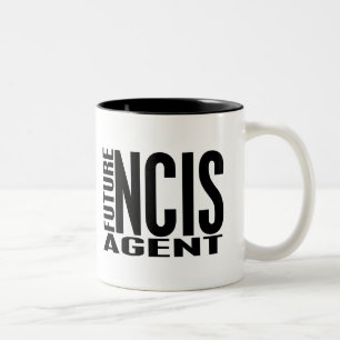 Tasse 2 Couleurs Futur agent de NCIS