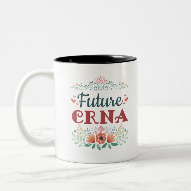 Tasse 2 Couleurs Futur anesthésiste infirmier CRNA (Gauche)