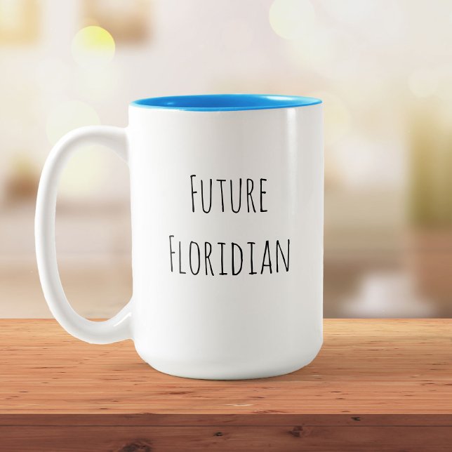 Tasse 2 Couleurs Futur Futur Personnalisé Floridian Plage Moderne C (Créateur téléchargé)