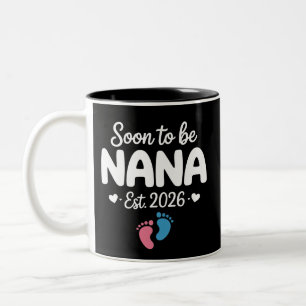 Tasse 2 Couleurs Futur Maman 2026 Annonce de Grossesse Drôle