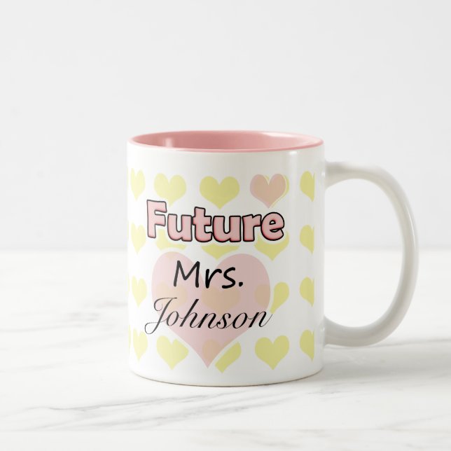 Tasse 2 Couleurs Futur Mme. (Droit)