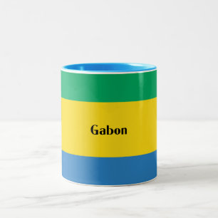 Tasse 2 Couleurs Gabon, République gabonaise