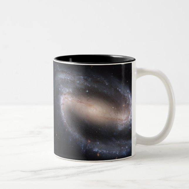 Tasse 2 Couleurs Galaxie spirale barrée NGC 1300 (Droit)