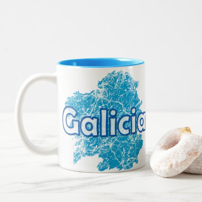Tasse 2 Couleurs Galice (Avec donut)