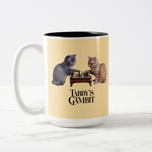 Tasse 2 Couleurs Gambit de Tabby (Gauche)