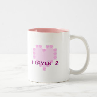 Tasse 2 Couleurs Gamers dans l'amour - joueur 2