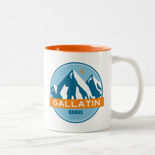Tasse 2 Couleurs Gamme Gallatin Montana Wyoming