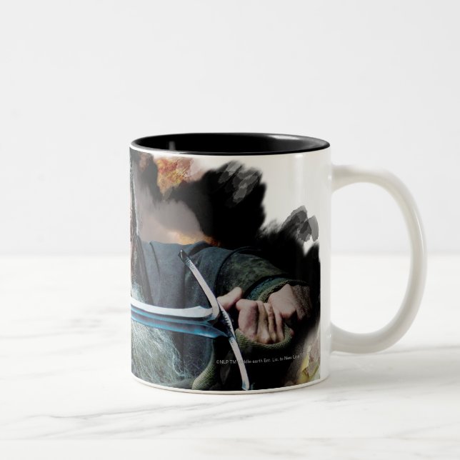 Tasse 2 Couleurs Gandalf Avec Épée Au Combat (Droit)