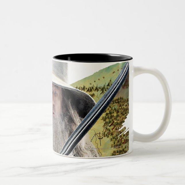 Tasse 2 Couleurs Gandalf avec épée verte (Droit)