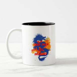 Tasse 2 Couleurs Gardez calme tuez les dragons