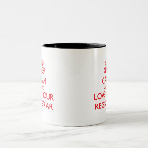 Tasse 2 Couleurs Gardez le calme et aimez votre conservateur