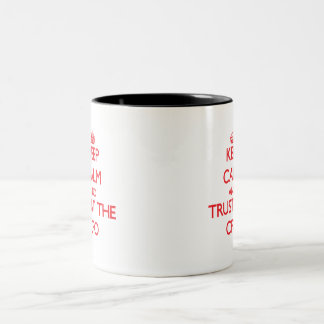 Tasse 2 Couleurs Gardez le calme et faites confiance au Cfo
