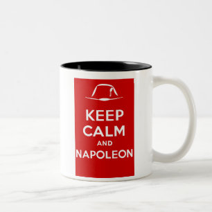 Tasse 2 Couleurs Gardez le calme et le napoléon