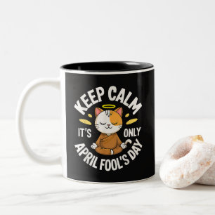 Tasse 2 Couleurs Gardez votre calme, c'est seulement le jour du poi