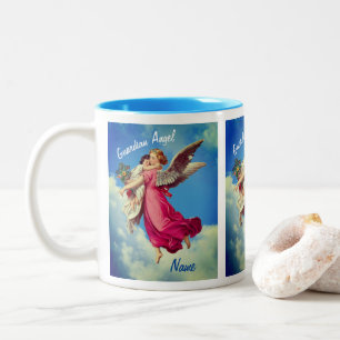 Tasse 2 Couleurs Gardien Angel Et Enfant Personnalisé