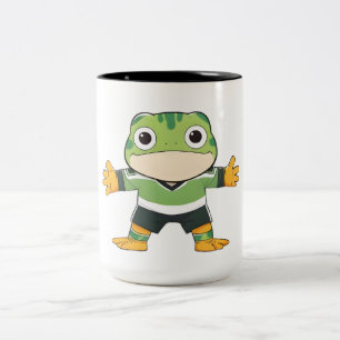 Tasse 2 Couleurs Gardien de but grenouille mignon Design Kawaii Foo