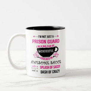 Tasse 2 Couleurs Gardien De Prison Merveilleux Sassy