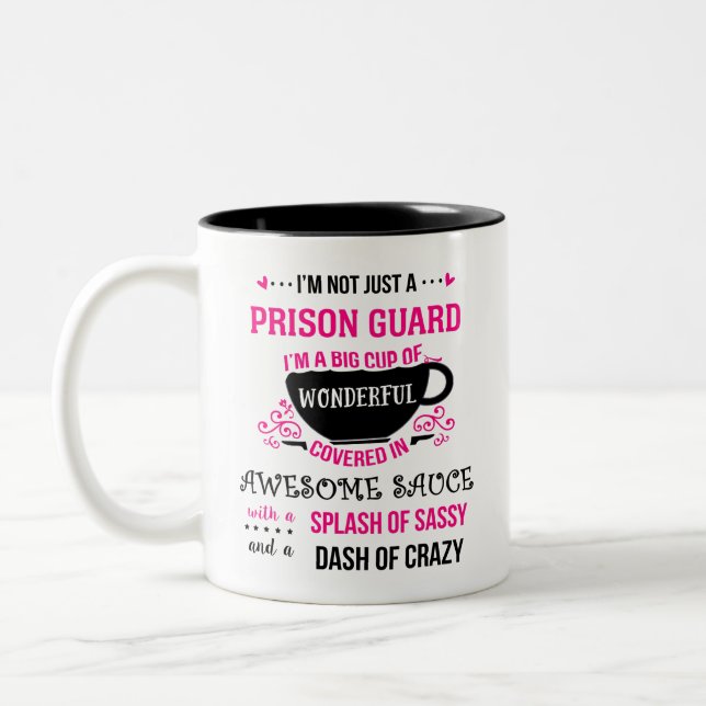 Tasse 2 Couleurs Gardien De Prison Merveilleux Sassy (Gauche)