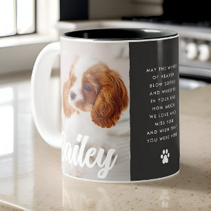 Tasse 2 Couleurs Gardiens de mémoire Paw Dog Pet pour animaux de co