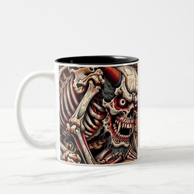 Tasse 2 Couleurs Gashadokuro & Bakeneko - Mythical Beasts Edition (Gauche)