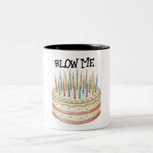 Tasse 2 Couleurs Gâteau d'anniversaire