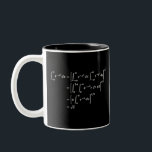 Tasse 2 Couleurs gaussian integral calculation, math and science<br><div class="desc">the Gaussian integral,  one of most useful objects created in math,  reflecting the real world,  a gift for math lovers</div>