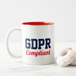 Tasse 2 Couleurs GDPR conforme