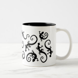 Tasse 2 Couleurs geckos_bk/wh_mug