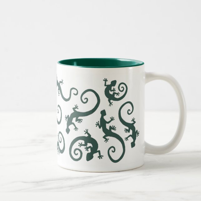 Tasse 2 Couleurs geckos_EMERALD_mug (Droit)