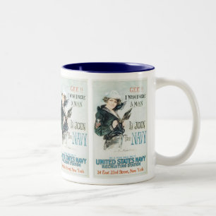 Tasse 2 Couleurs Gee ! ! Je souhaite que j'aie été un homme