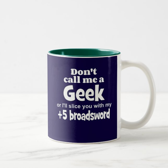 Tasse 2 Couleurs Geek (Droit)
