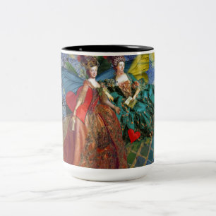Tasse 2 Couleurs Gemini gothique classique femme papillon Whimsical