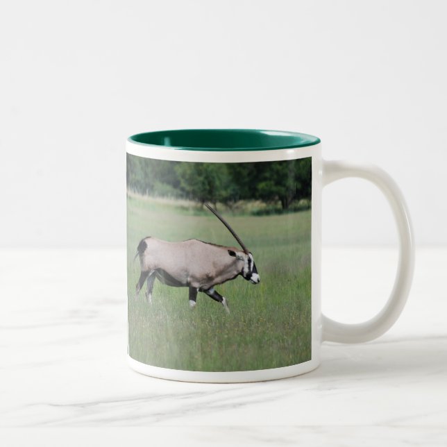 Tasse 2 Couleurs Gemsbok antilope (Droit)