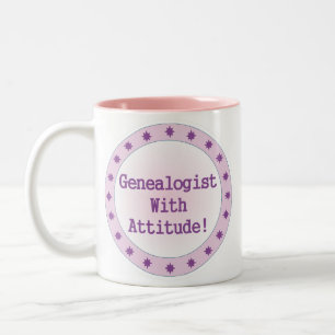 Tasse 2 Couleurs Généalogiste Avec Attitude